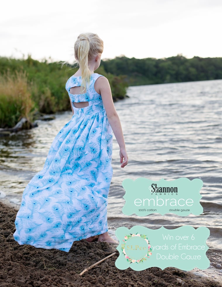 Embrace Double Gauze and Simple Life Pattern Company - a perfect match of fabrics and sewing patterns!
