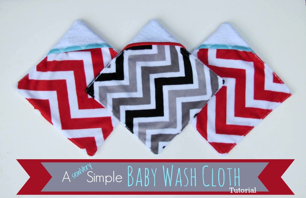 Terry Cloth Baby Wash Cloth Tutorial & Pattern