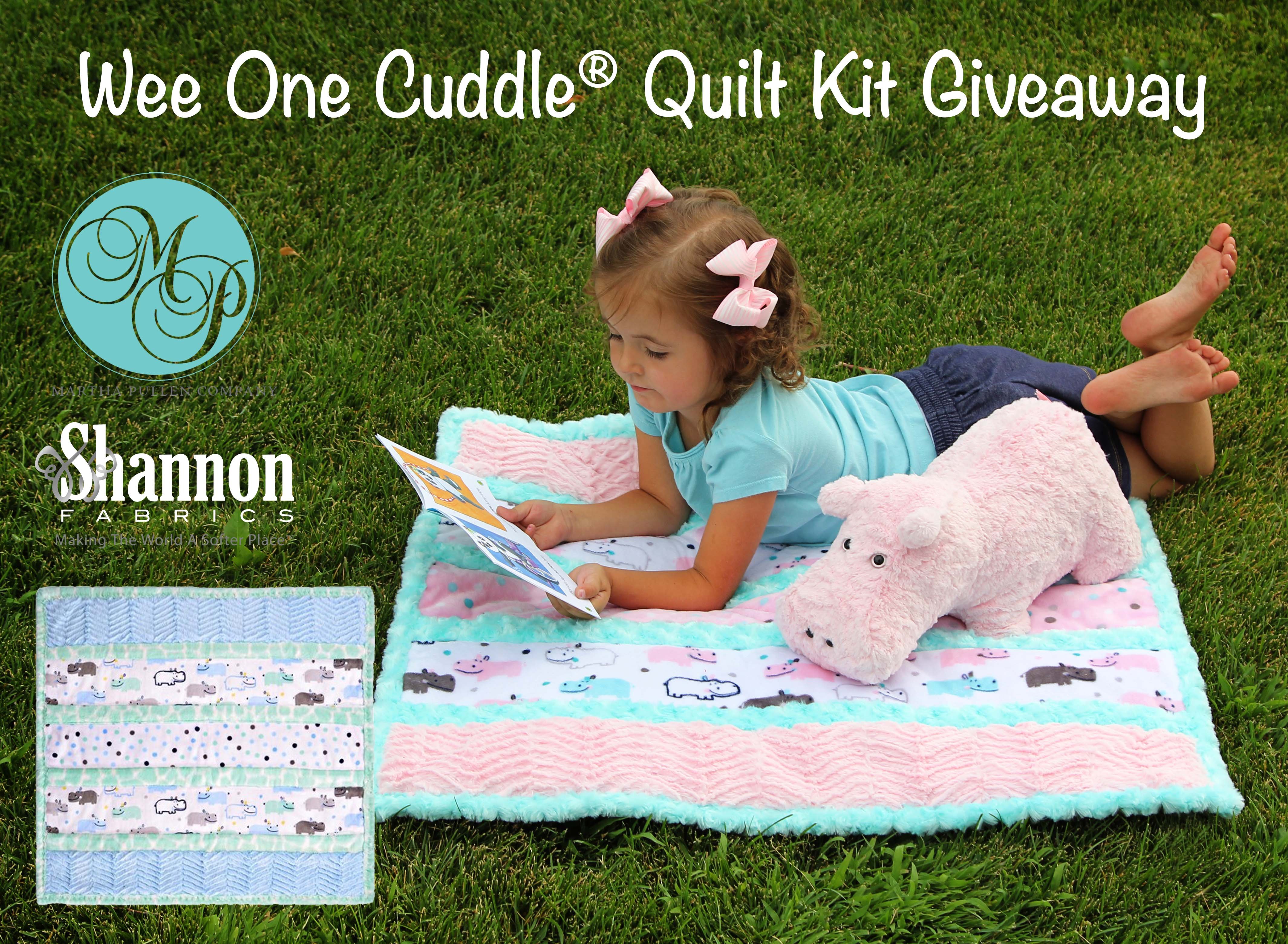 Enter to win a Wee One Cuddle® Quilt Kit Giveaway with Martha Pullen Co.