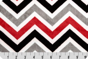 Zig Zag Cuddle Red/Black/Snow