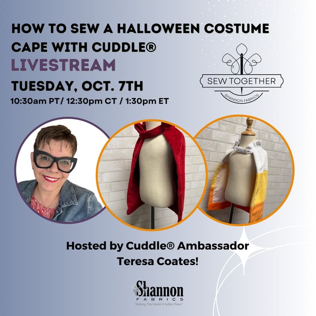 How to Make a Halloween Cape with Cuddle® Tutorial