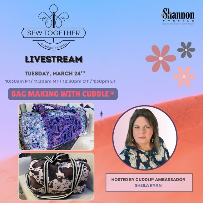 Learn how to make a quilted duffle bag