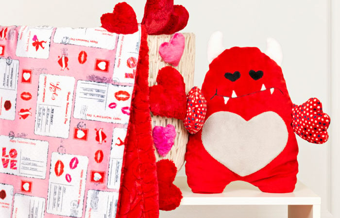 valentines day projects and fabrics
