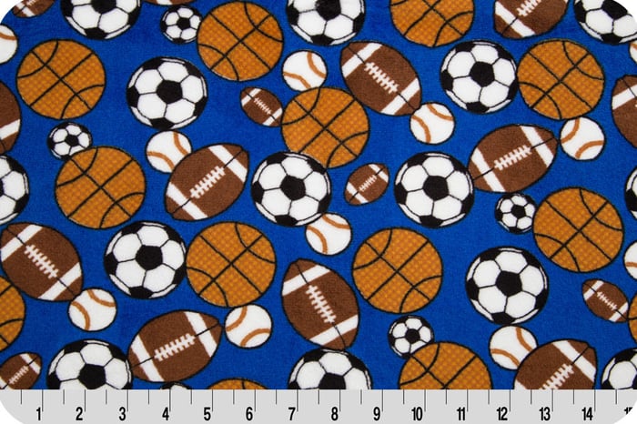 Fun Minky Sewing Projects and Fabrics for Sports Fans