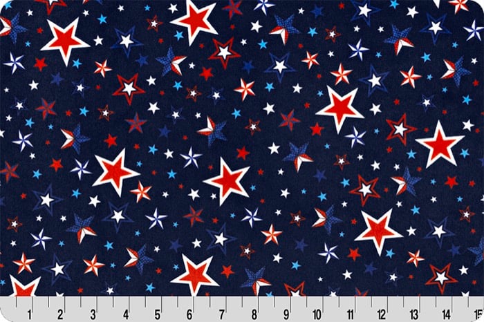 American-Themed Fourth of July Cuddle® Minky Plush Fabrics