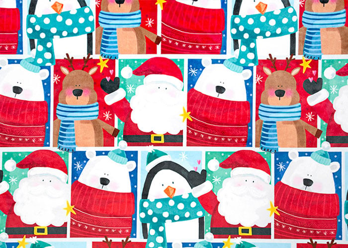 New Holiday and Christmas Digital Minky Fabric Prints