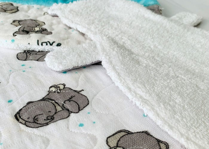 Darling Bear-Themed Baby Projects to Embroider and Sew in Cuddle® Minky Fabric