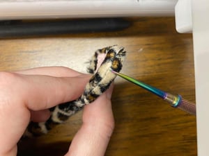 How to Sew and Embroider a Stuffed Animal Peekaboo Cheetah 