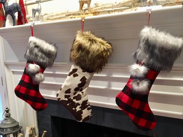 Flannel and Faux Fur Christmas Stocking Pattern