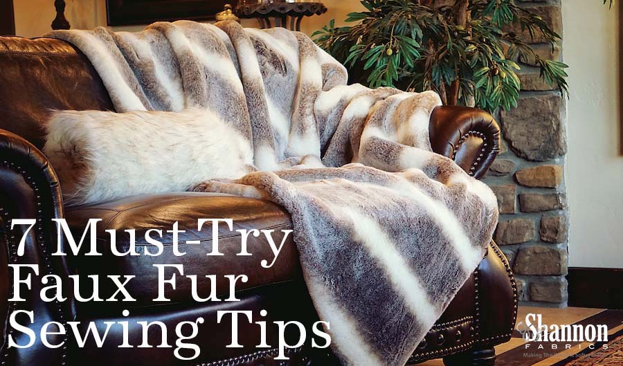 Tips to Sew Faux Fur and Fuzzy Fabric (With Video) - Melly Sews