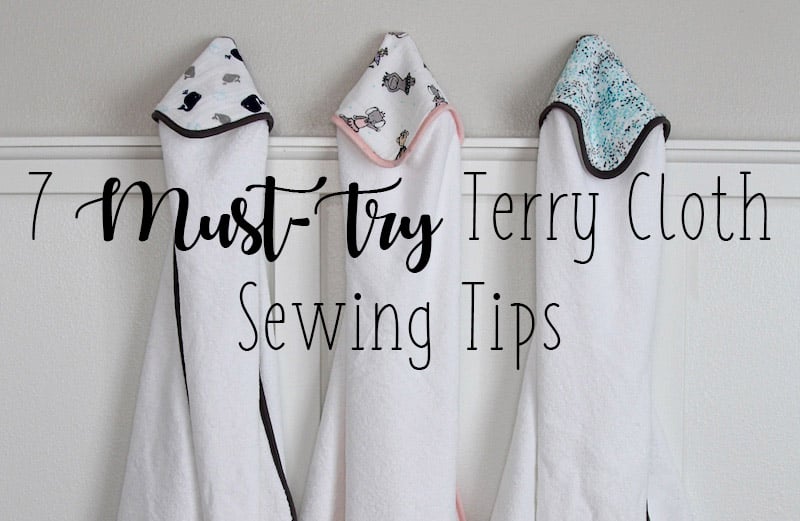 terry cloth sewing tips