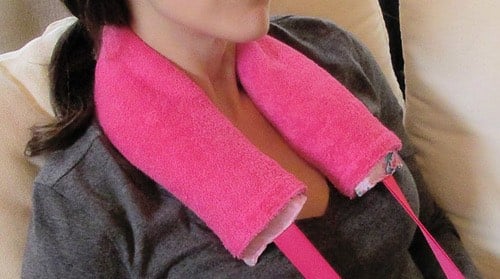 therapy neck wrap terry cloth sewing project