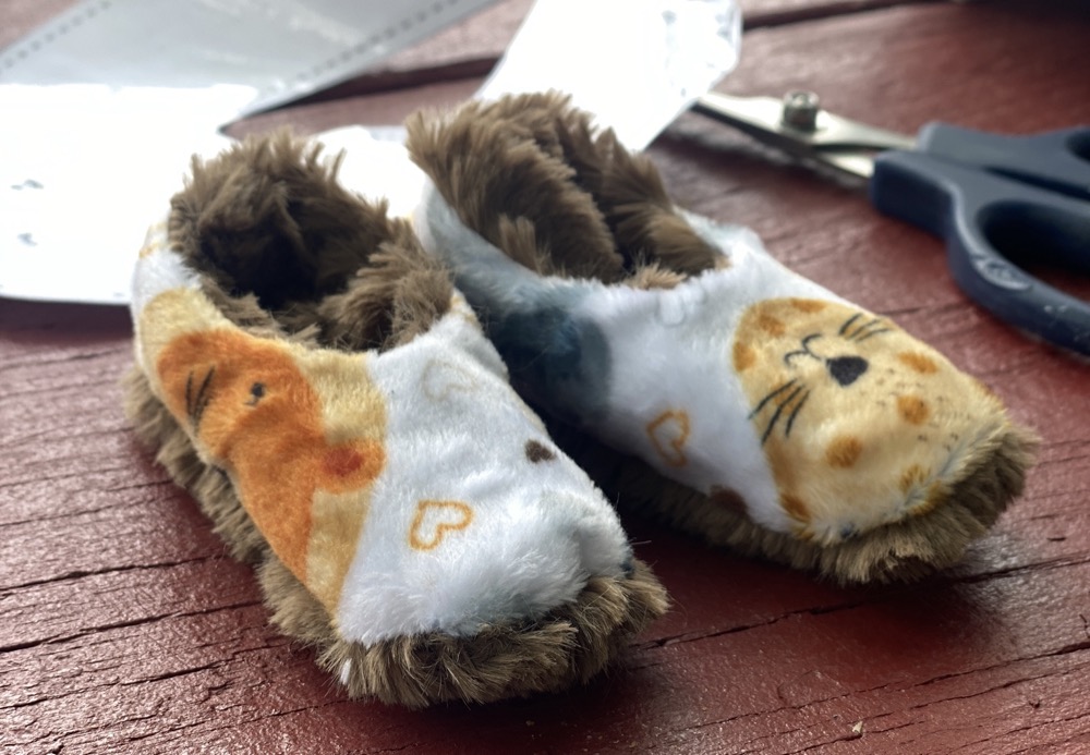 Personalized Embroidered Baby Slippers, Fox Leather Soles